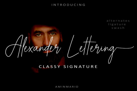 Alexander Lettering: A Classic Script Font for Makers