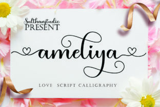 Ameliya: The Romantic Script Font for Crafters