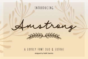 Amstrong Duo: A Modern Script Font for Branding