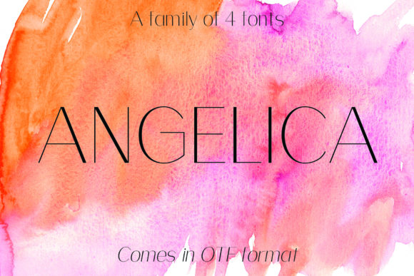 Angelica Font: Modern Sans Serif for Cool Branding
