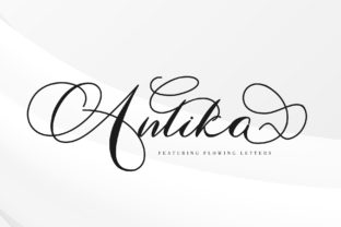 Antika: A Modern Script Typeface for Digital Design
