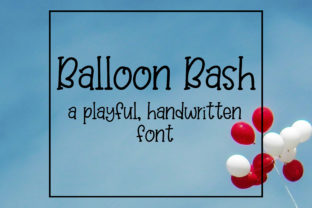 Balloon Bash: A Playful Serif Font for Makers