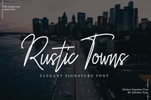 Boost Campaigns with Rustic Towns Signature Font