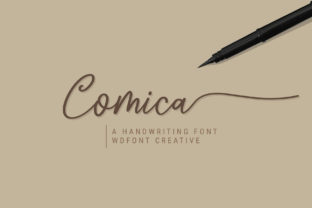 Designing with Comica Script: An Elegant Handwritten Typeface