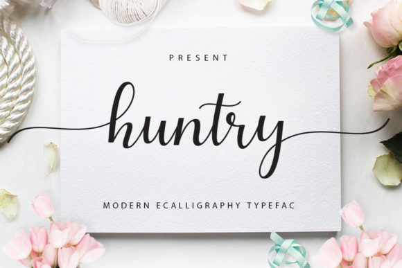 Designing with Huntry Font for Bold Web Headlines