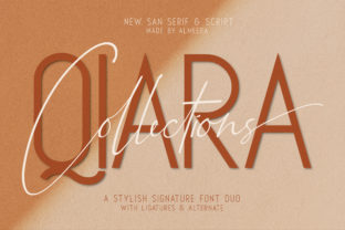 Elevate Your Crafts with the Qiara Duo Typeface