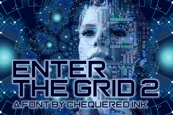 Enter the Grid 2: A Bold Display Font for Modern Branding