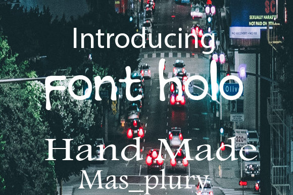 Font Holo: A Timeless Script Handwritten Typeface for Web Design