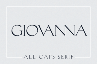Giovanna: A Majestic Serif Typeface for Web Design