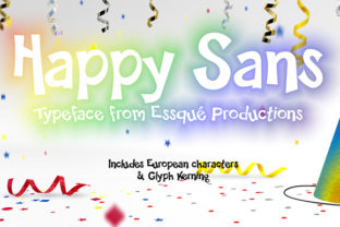 Happy Sans: A Whimsical Typeface for Small Business Branding