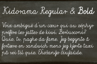 Kidorama Font: A Hand-Drawn Script for Authentic Branding