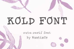 Kold Typeface: A Sweet Serif for Modern Branding