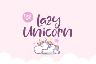 Lazy Unicorn: The Bold Script Font for Scroll-Stopping Designs