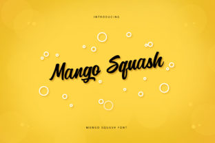 Mango Squash: A Bold Script Handwritten Font for Campaigns