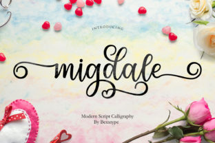 Migdale: A Playful Script Font for Handmade Brands