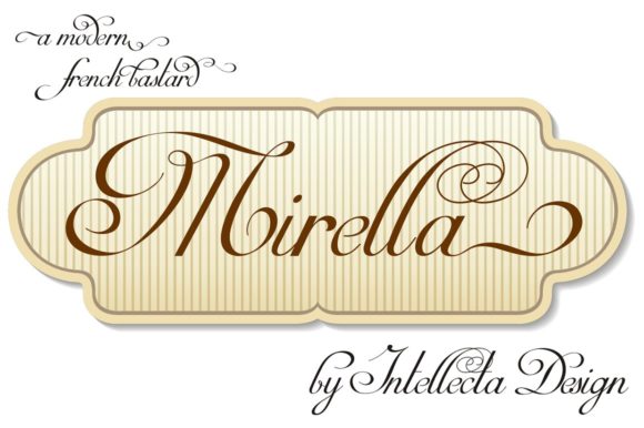 Mirella Script: The Elegant Typeface for Handmade Brands
