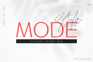 Mode Style Duo: A Premium Script Typeface for Editors