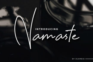 Namaste Font: A Natural Script for Branding and Titles