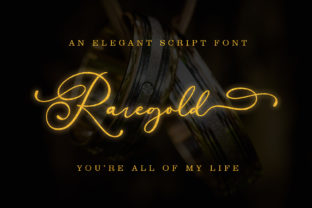 Raregold: A Sweet Script Handwritten Font for Editorial Design