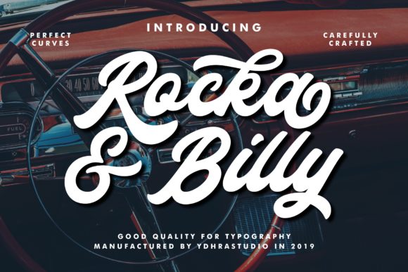 Rocka Billy Font: A Rock n Roll Script for Bold Branding