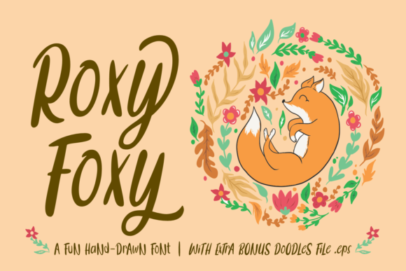 Roxy Foxy: A Handwritten Font for Makers