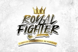Royal Fighter: A Vintage Brush Font for Web Headers
