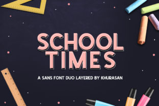 School Times: A Modern Sans Serif Font for Web Design