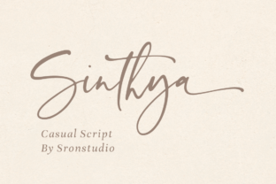 Sinthya: A Natural Handwritten Font for Web Design