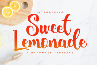 Sweet Lemonade: A Delicious Script Handwritten Font for Makers