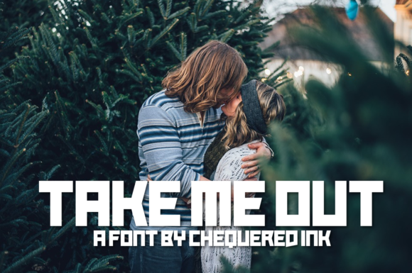 Take Me Out: A Bold Display Font for Makers