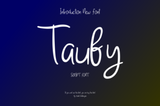 Taufy: The Elegant Script Font for Makers