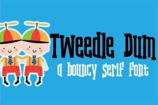 Tweedle Dum: A Bold Serif Font for Makers