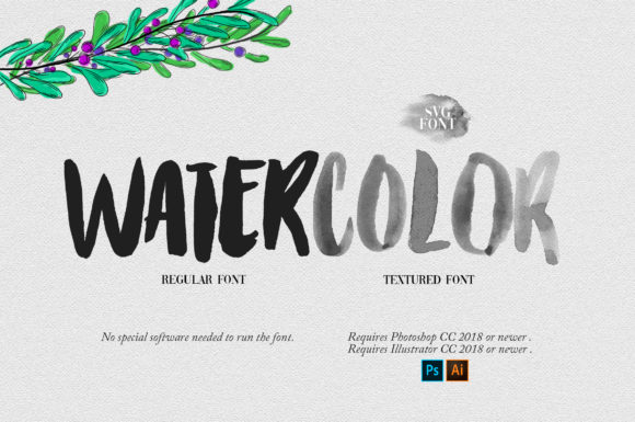 Watercolor Font Review: Realistic Texture for Branding